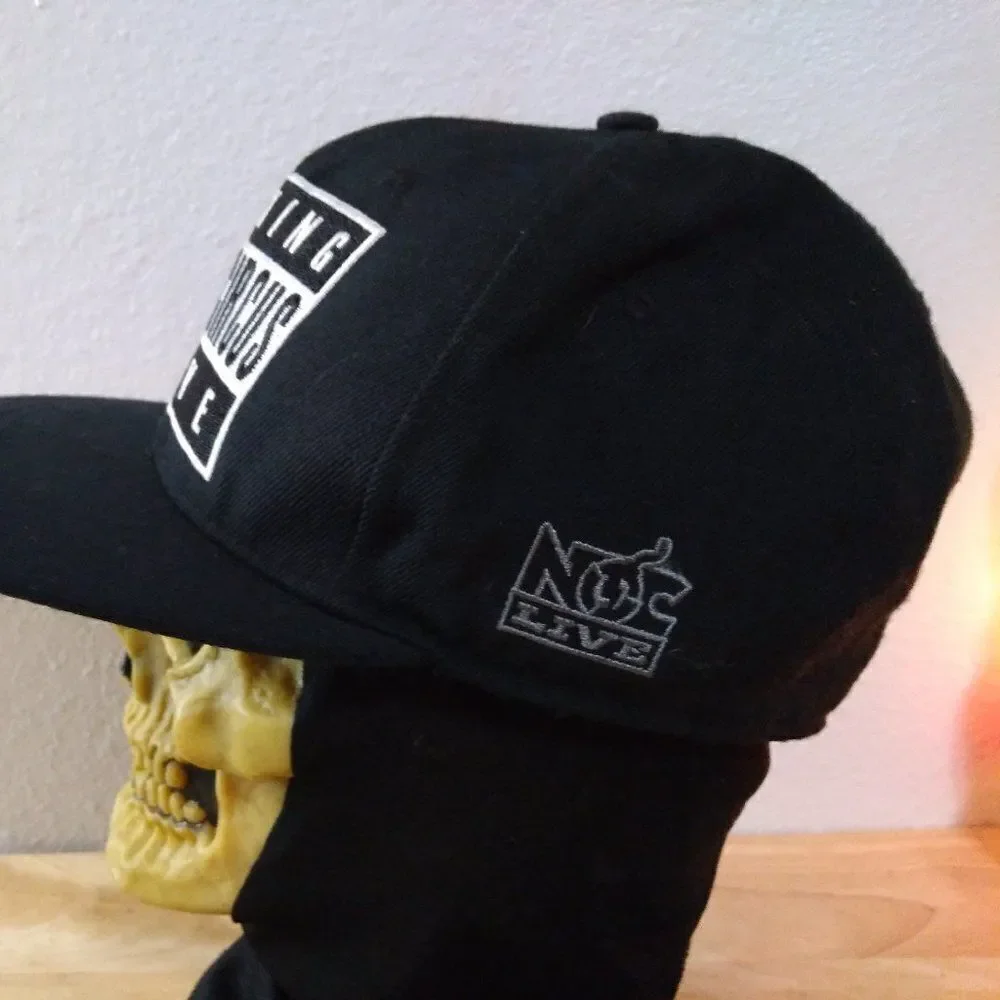 Warning Nitro Circus Live Snap Back Hat